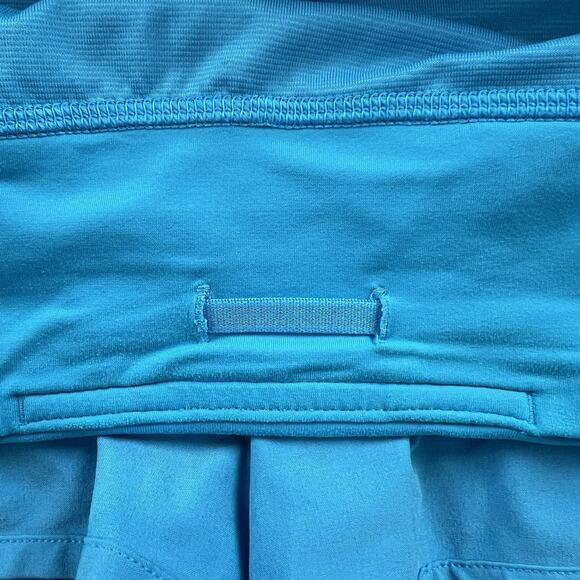 Lululemon Women Solid Bright Kayak Blue 4-way Mid Rise 2.5" Run Speed Short 6 - Picture 3 of 8